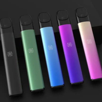 Ergonomic 10.7mm ultra-slim vape pen with 380mAh battery and Type-C charging. Manufactured directly in Dongguan.