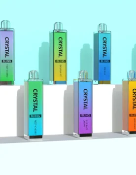 GG-Vape Factory | Vape OEM/ODM Manufacturer | Disposable & Pod Systems 9 Premium crystal clear vape casing with colorful inner tube. 10ml capacity and 1.0 ohm mesh coil. Global wholesale supplier.