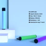 2ml Slim Disposable Vape (A26) - 1.6Ω T-Structure | Vape OEM Factory