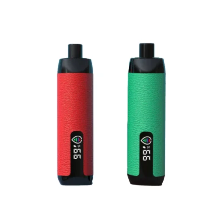 A38-2 16ml cylindrical DTL vape pen featuring 0.5 ohm sub-ohm mesh coil. GG-Vape OEM.