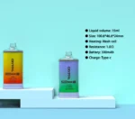 15ml Crystal Series Disposable Vape (A10) - 1.0Ω Mesh Coil | Vape OEM Factory