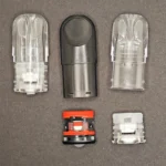 Empty pod cartridge (non-filled) with 1.1Ω ceramic coil, 2.0ml capacity (Gen 5/Gen 6 styles). B2B wholesale and OEM packaging available. Compatibility check supported.