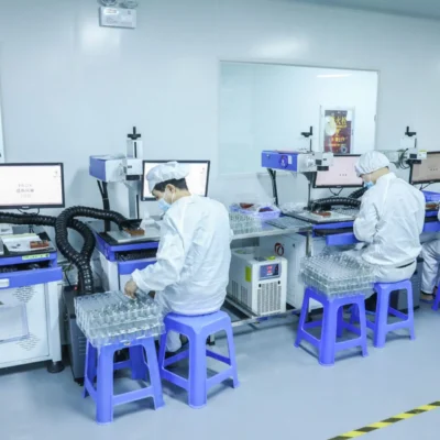 Mass production of disposable vape pens at our automated facility. Reliable wholesale supplier and manufacturer.