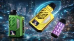 BN13 12ml Custom-Logo Pod-Replacement Vape (OEM) Render: Packaging design for a 5,000-puff model targeting non-TPD markets, featuring a digital display screen.