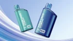 BN67 15ml box disposable vape in blue and green, 1.1Ω dual mesh coil. OEM/ODM by GG-VAPE.