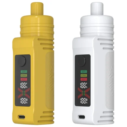 BN80 20ml compact DTL disposable vape in yellow and white