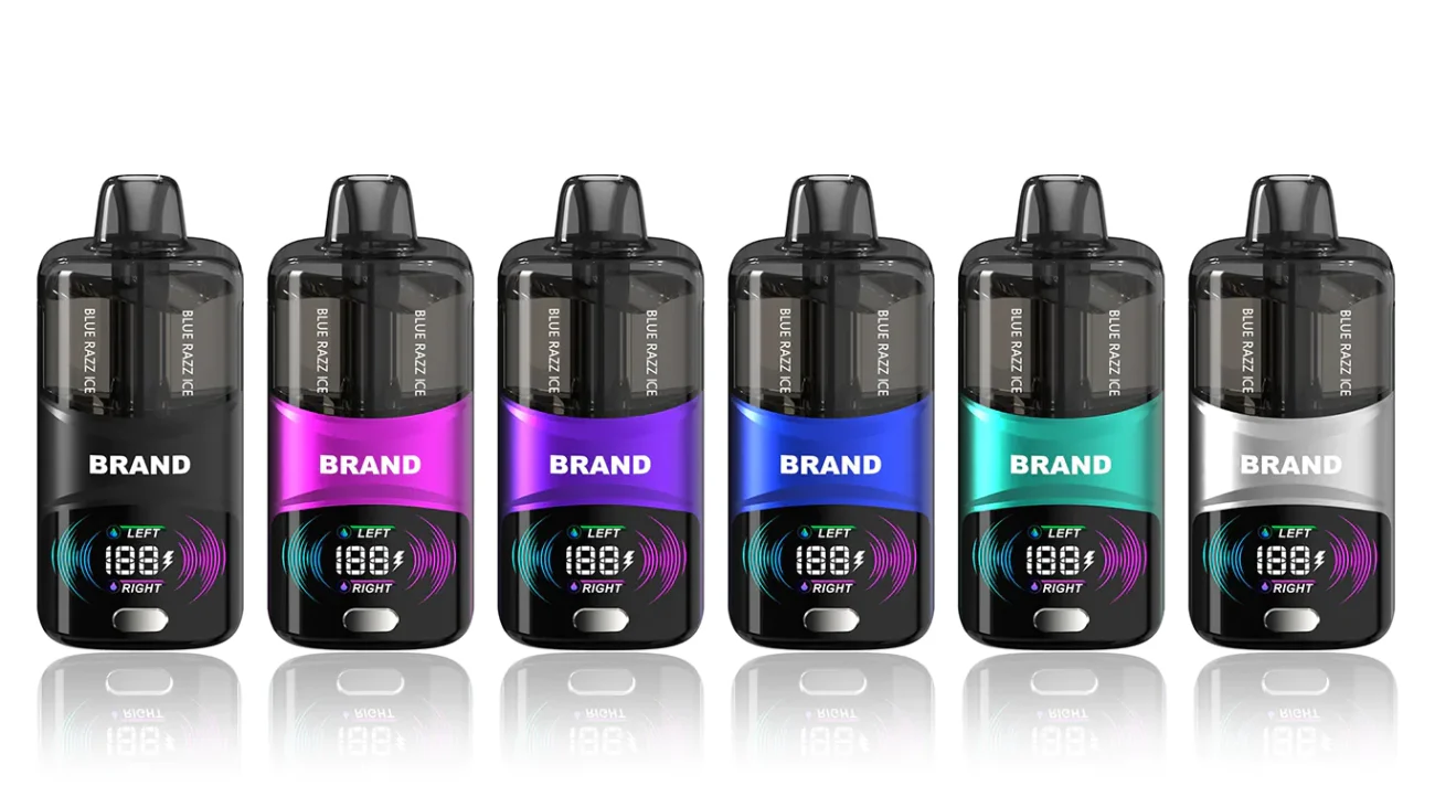 IDEA007 dual-chamber pod vape concept in six body colors
